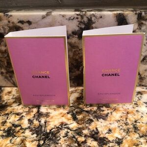 Set of 2 Chance Chanel 1.5ml Sample Vial Spray Card Bundle